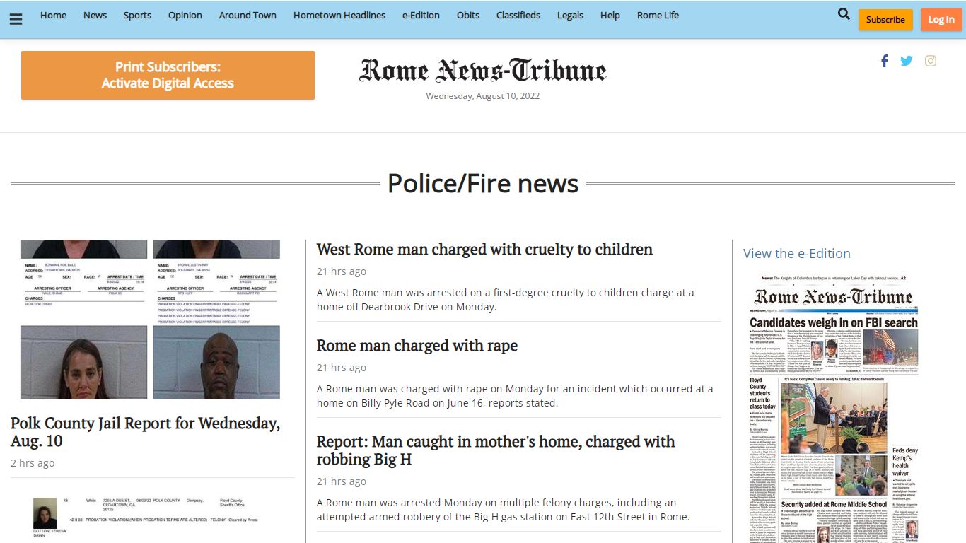 Police/Fire news | northwestgeorgianews.com